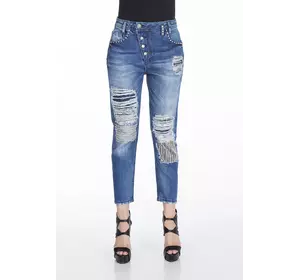 Женские джинсы слимы рваные  CIPO & BAXX