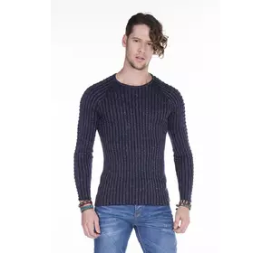Пуловер мужской синий CIPO & BAXX