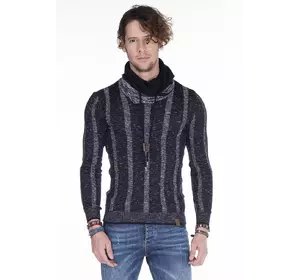 Пуловер мужской темно-синий CIPO & BAXX