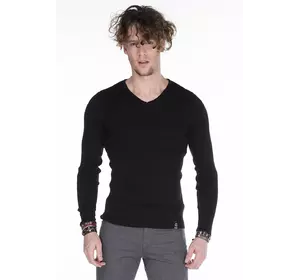 Черный мужской пуловер CIPO & BAXX