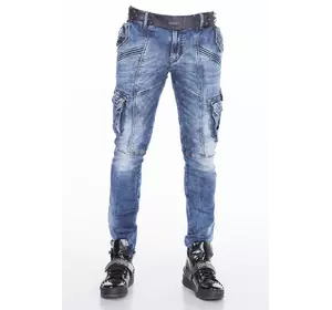 Мужские синие джинсы с карманами CIPO & BAXX