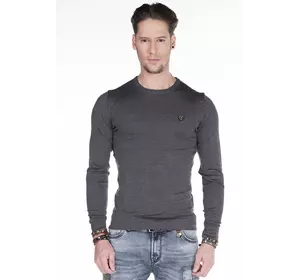 Серый мужской пуловер CIPO & BAXX