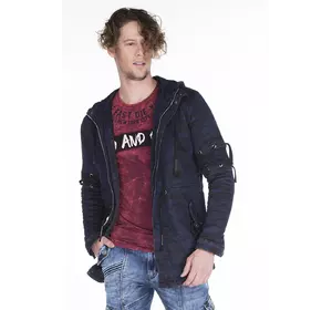 Мужская джинсовая куртка цвета индиго CIPO & BAXX