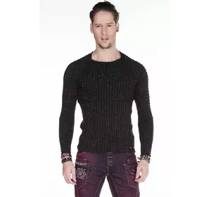 Пуловер мужской черный CIPO & BAXX